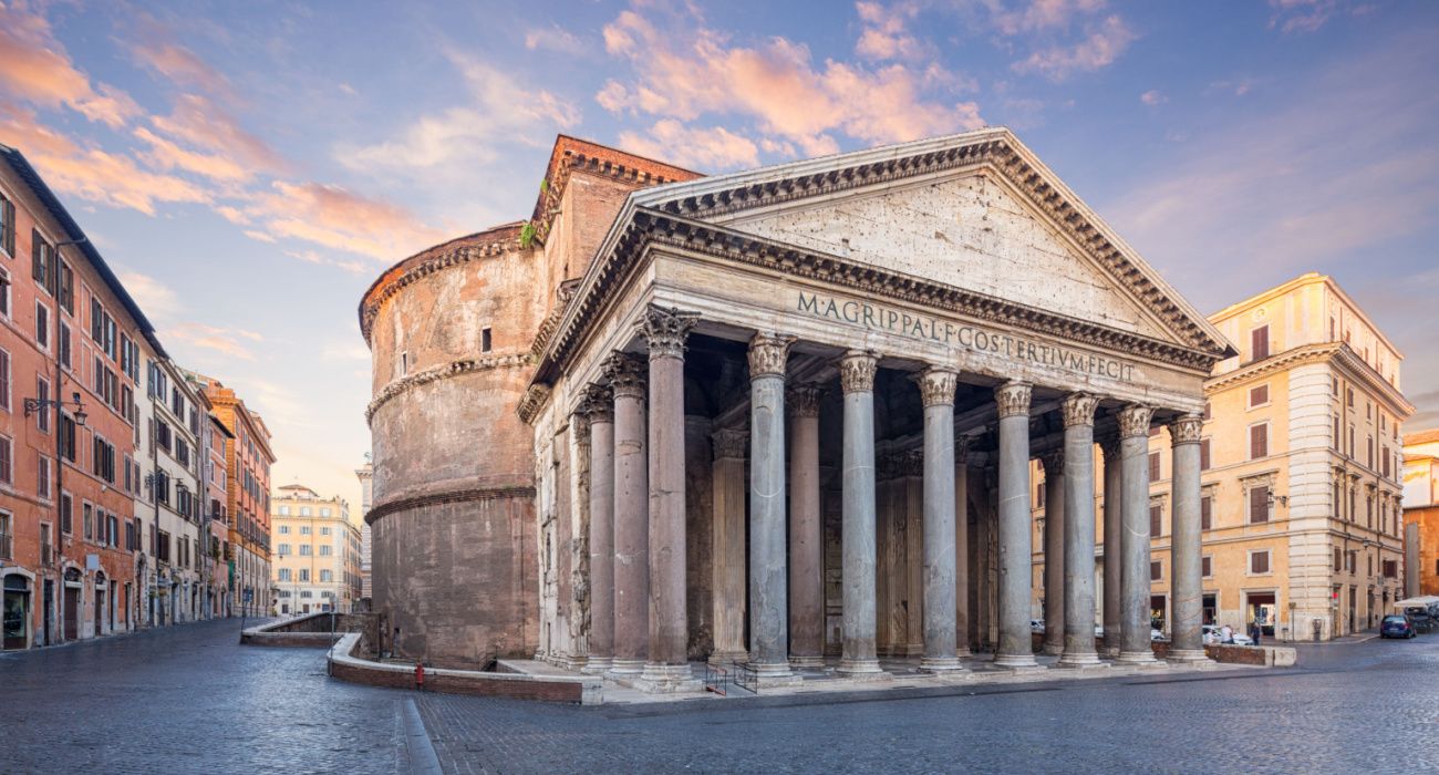 Pantheon Roman temple in Rome