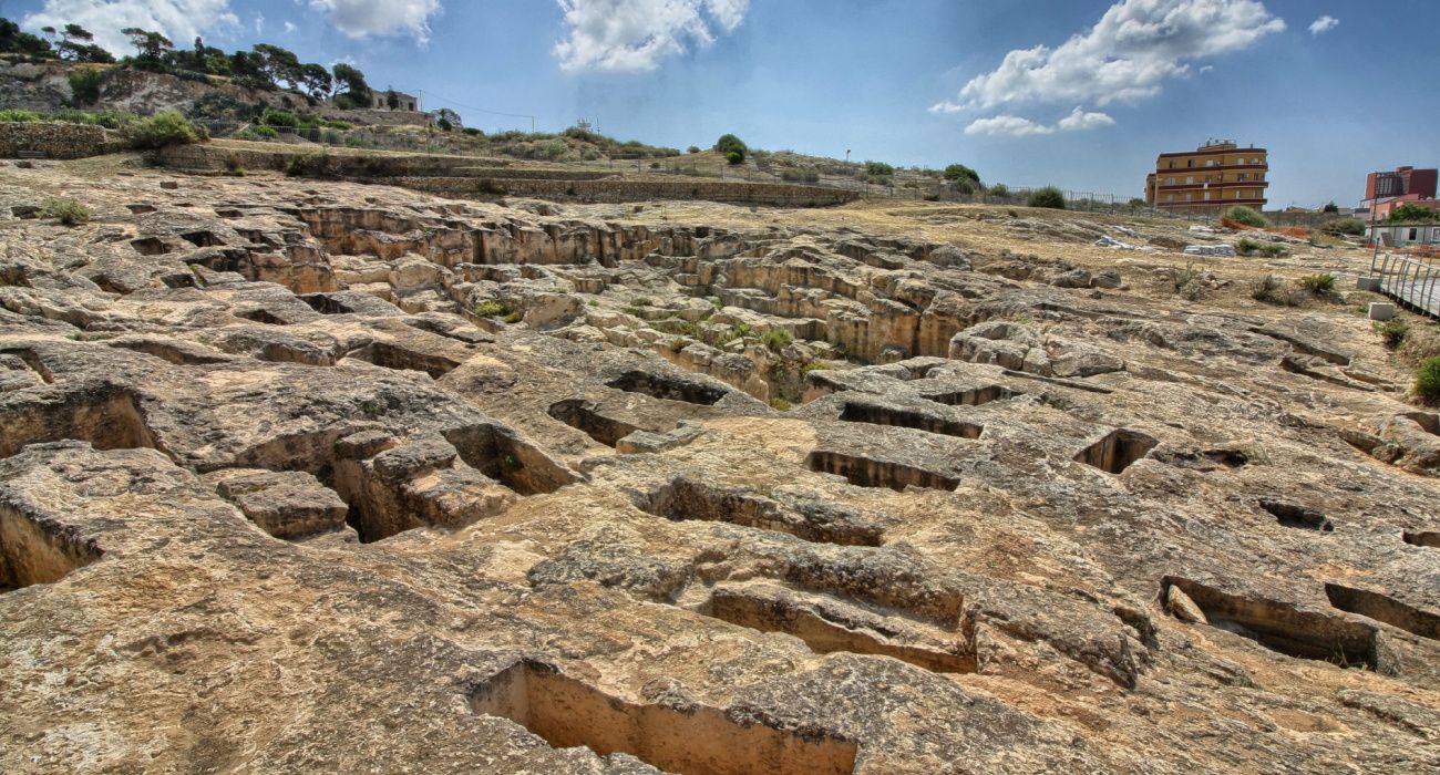 Phoenician-Punic necropolis of Tuvixeddu, Cagliari. Sardinia