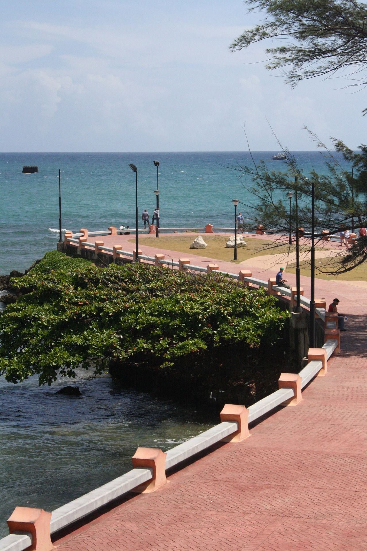 The promenade in Puerto Plata