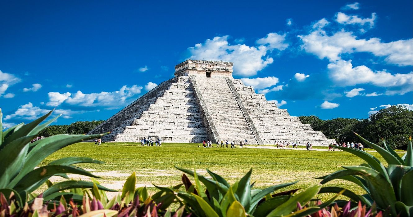 The ruins of Chichen Itza archaeological site in Quintana Roo, Mexico