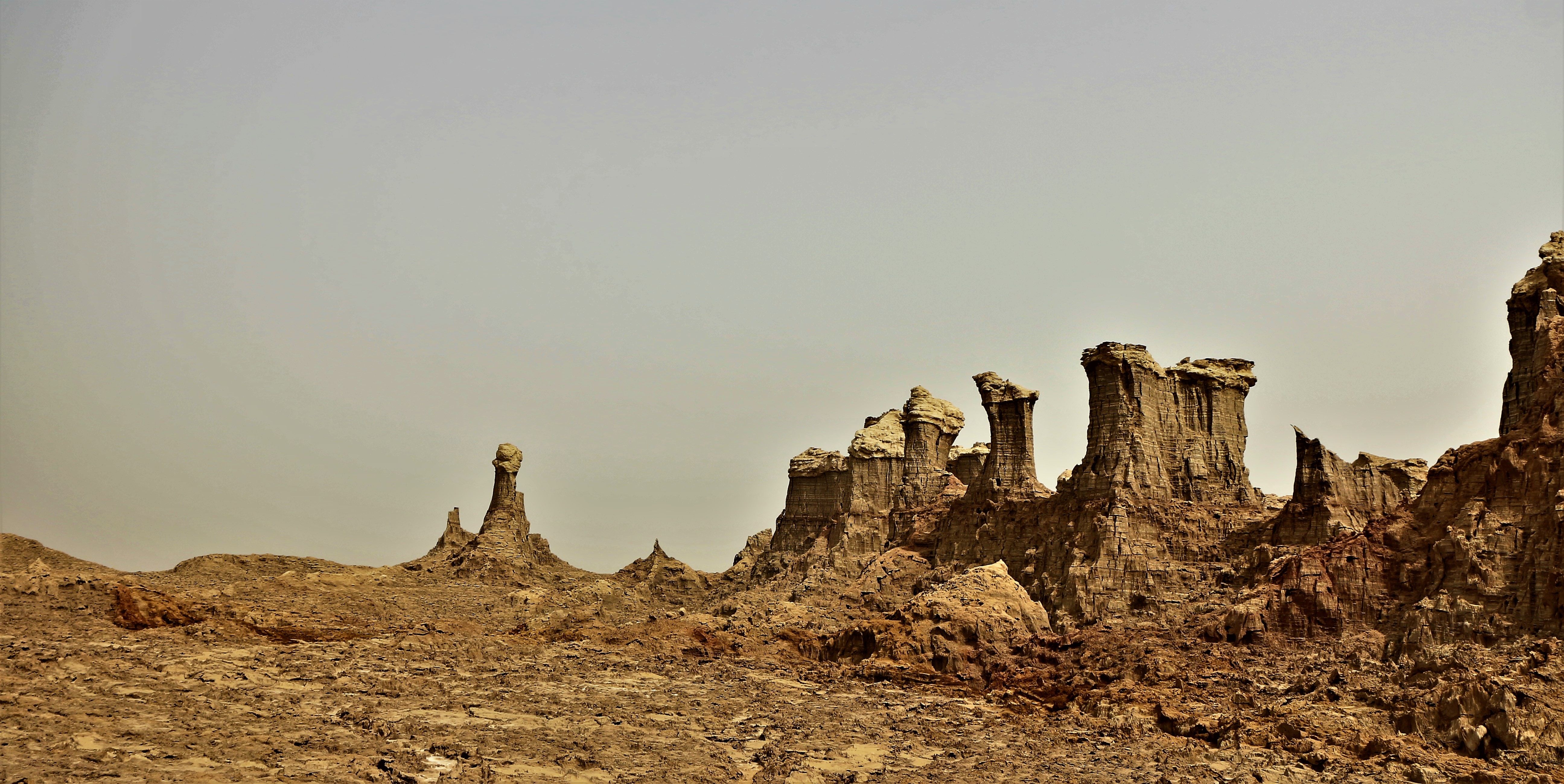 Rock Formations in the Danakil Depression
