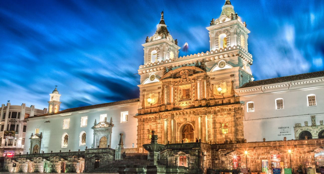 San Francisco church in Quito