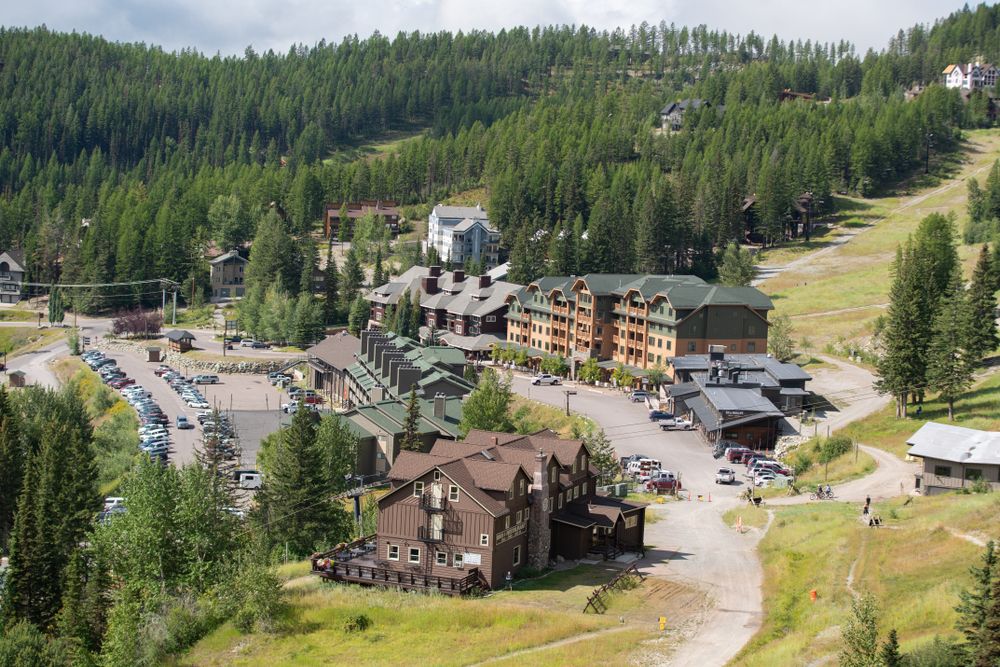 Mountain ski resort
