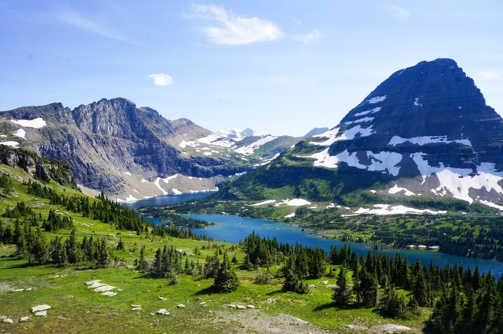 View from the Hidden Lake Overlook in Glacier National Park