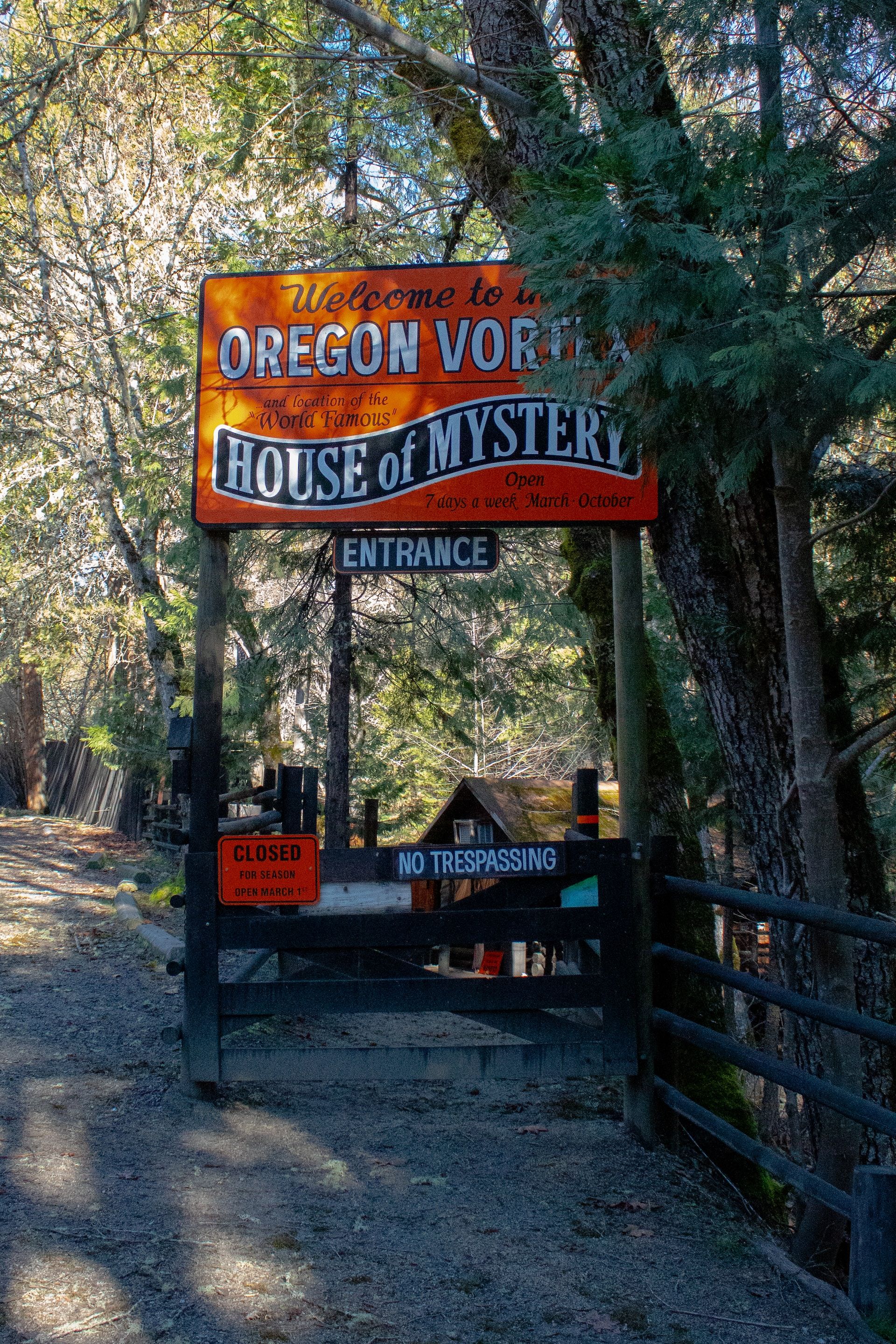 Oregon Vortex Entrance