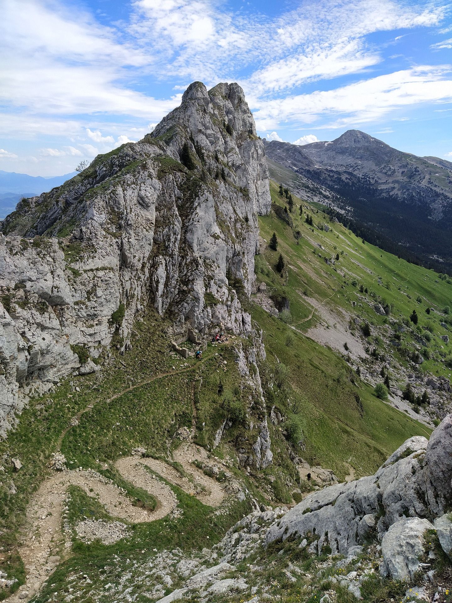 Mountains in Grenoble French Alps