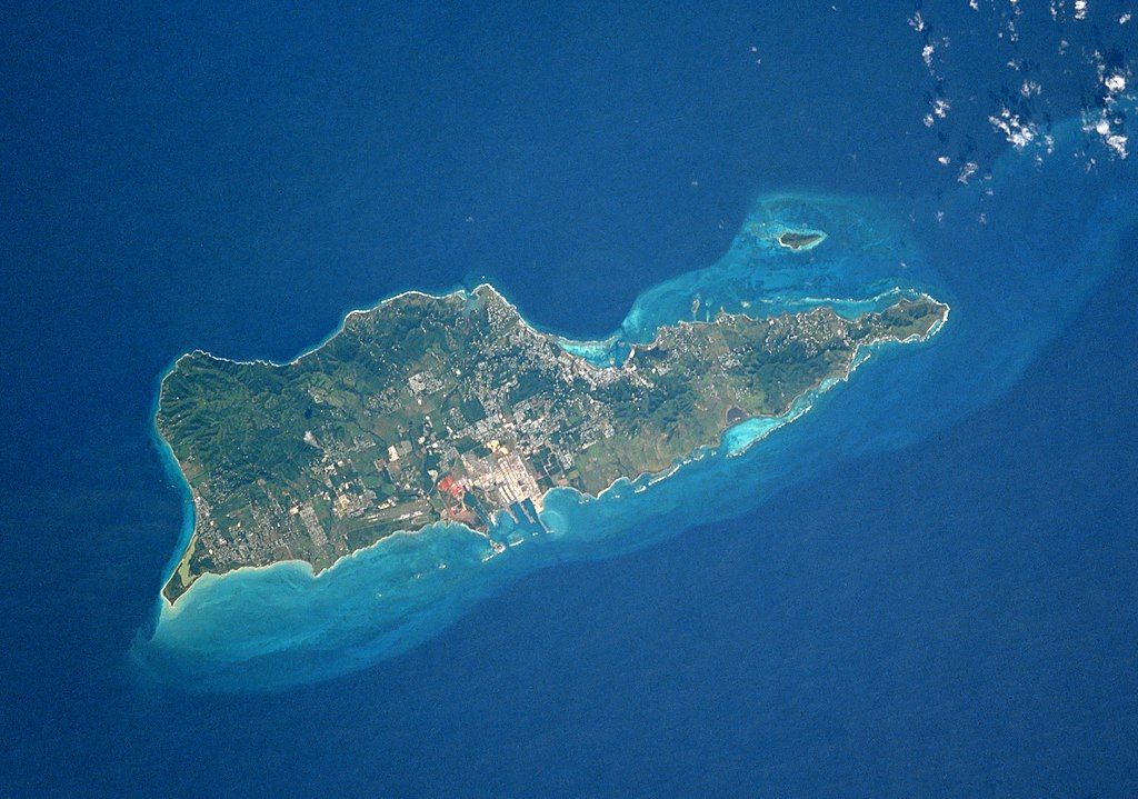 St Croix from space
