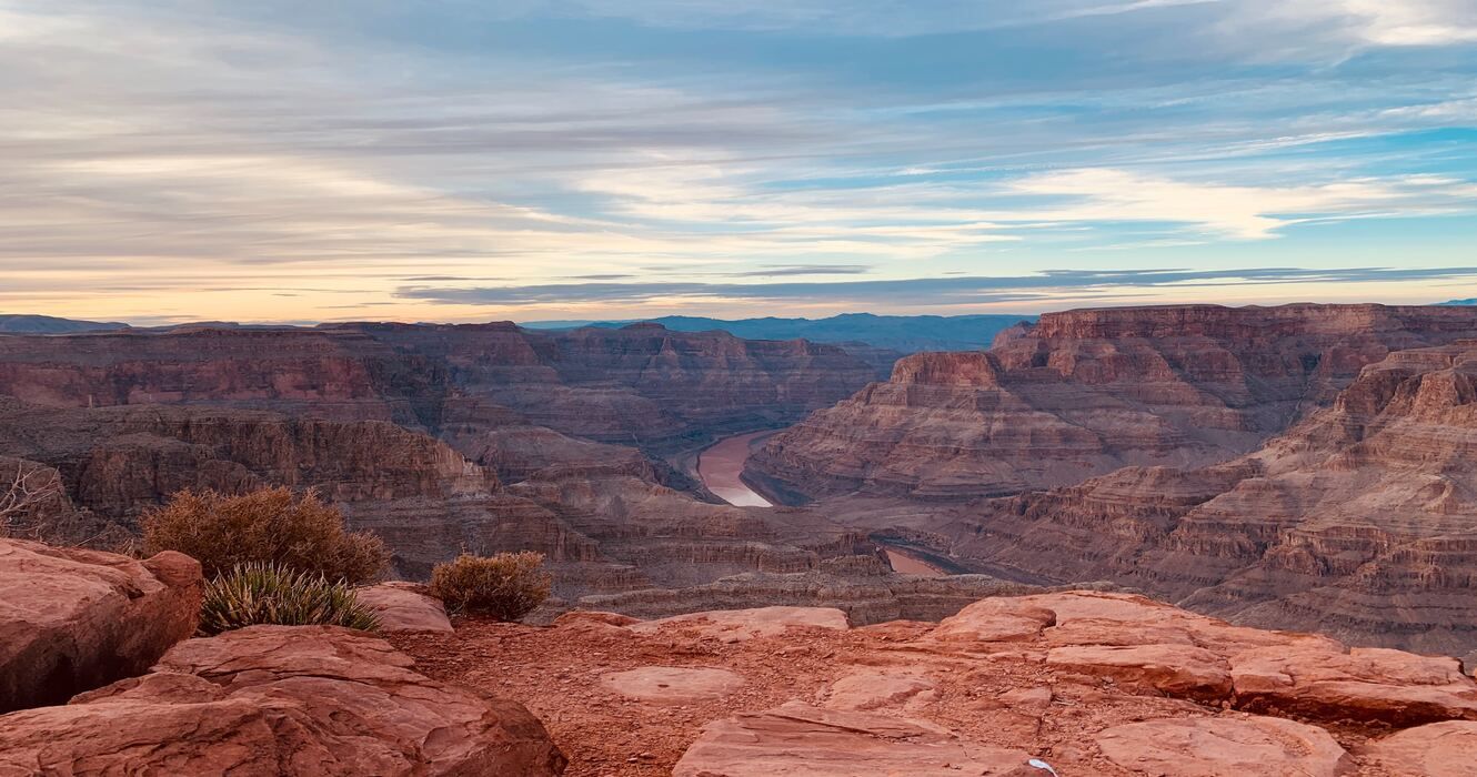 Grand Canyon with Sky and River