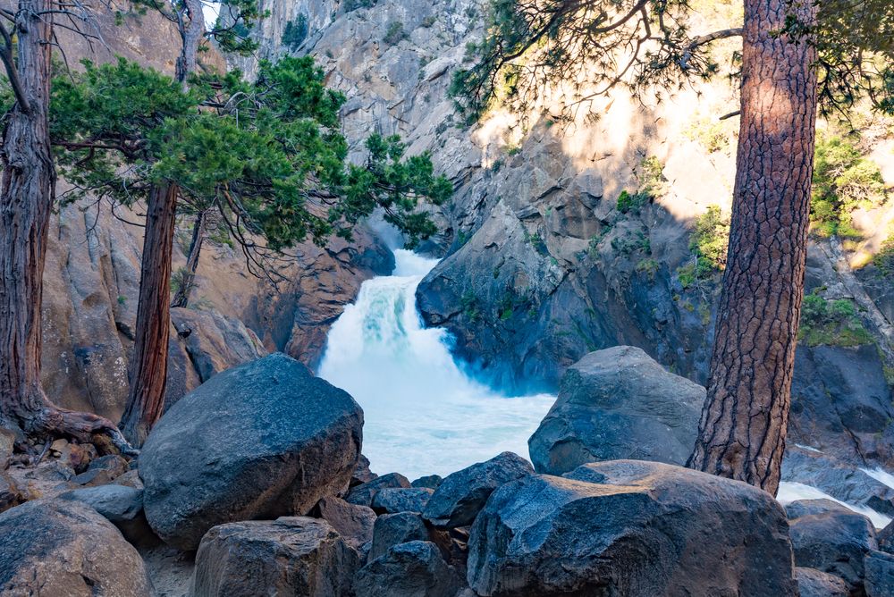 Waterfall in Kings Canyon National Park