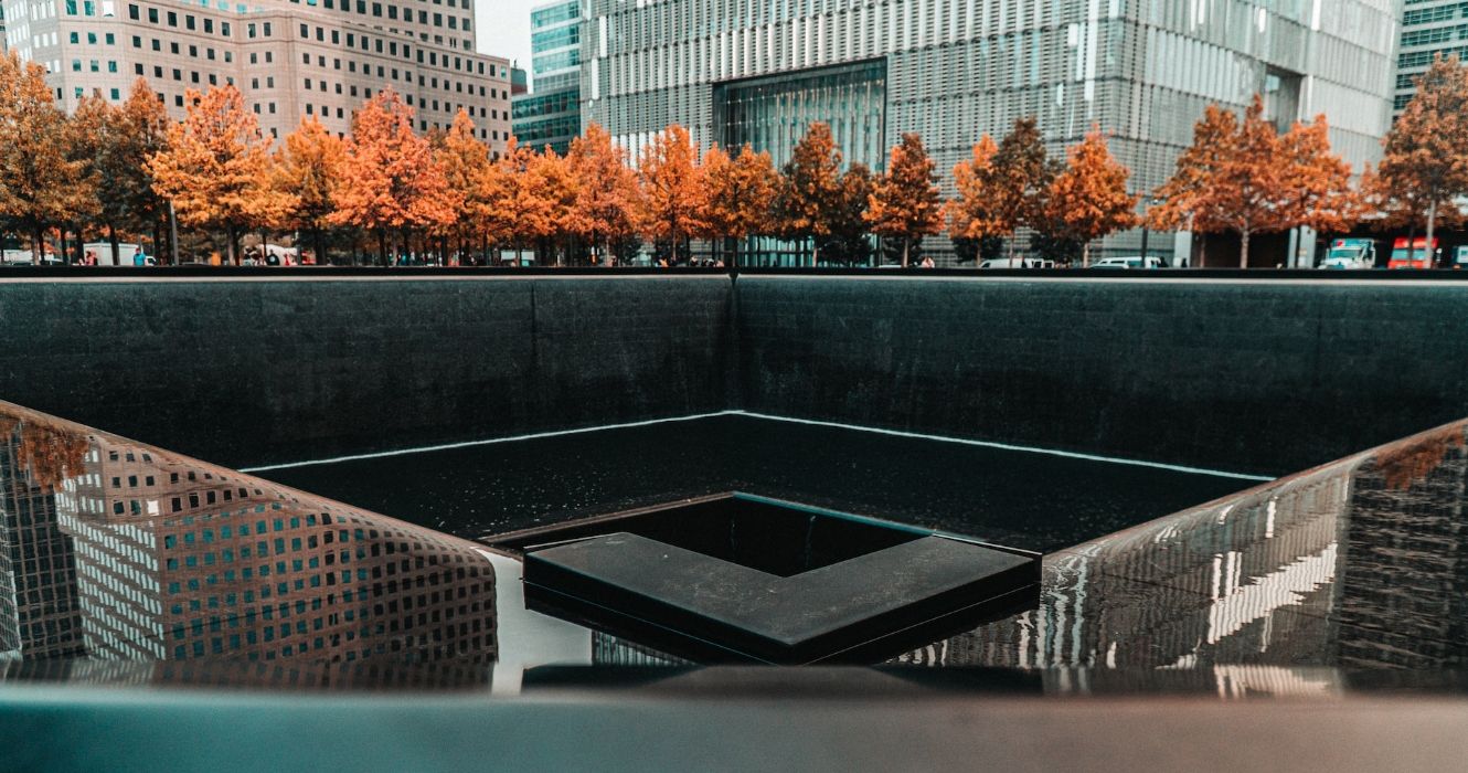 World Trade Center, Manhattan, New York, USA in fall