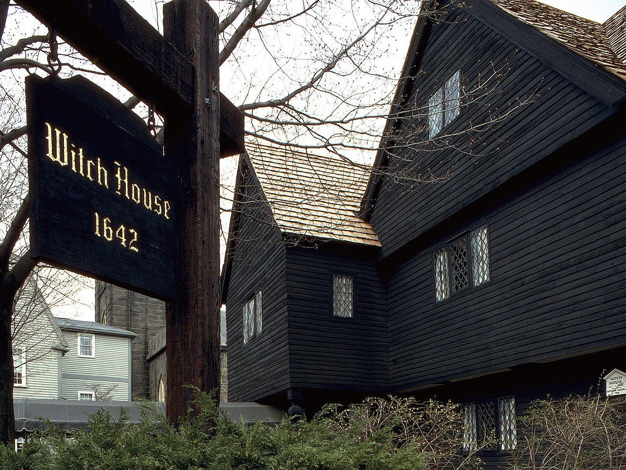 The Salem Witch house of Salem Massachusetts