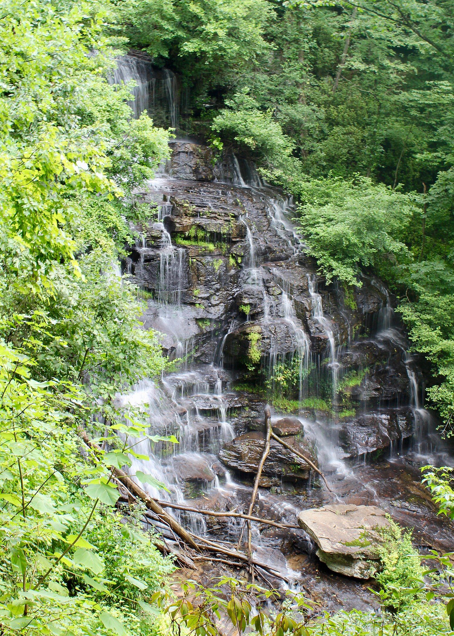 Issaqueena Falls in Oconee County, South Carolina, USA