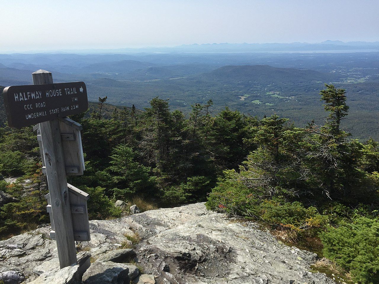 Long trail state forest outlet