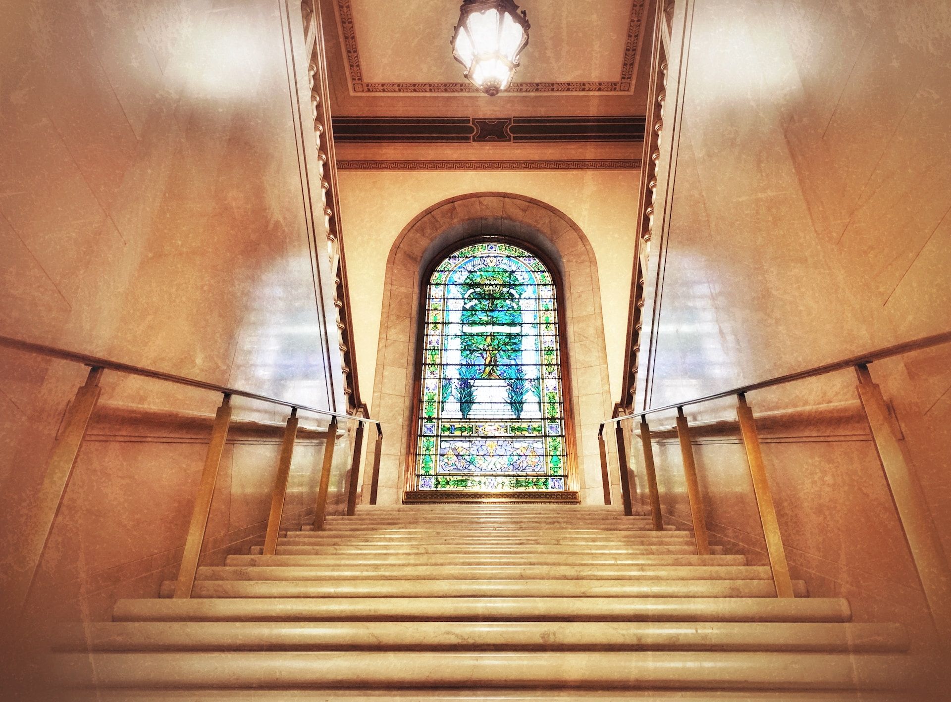 Stairs At St. Louis Public Library - Central Library, St. Louis, United States