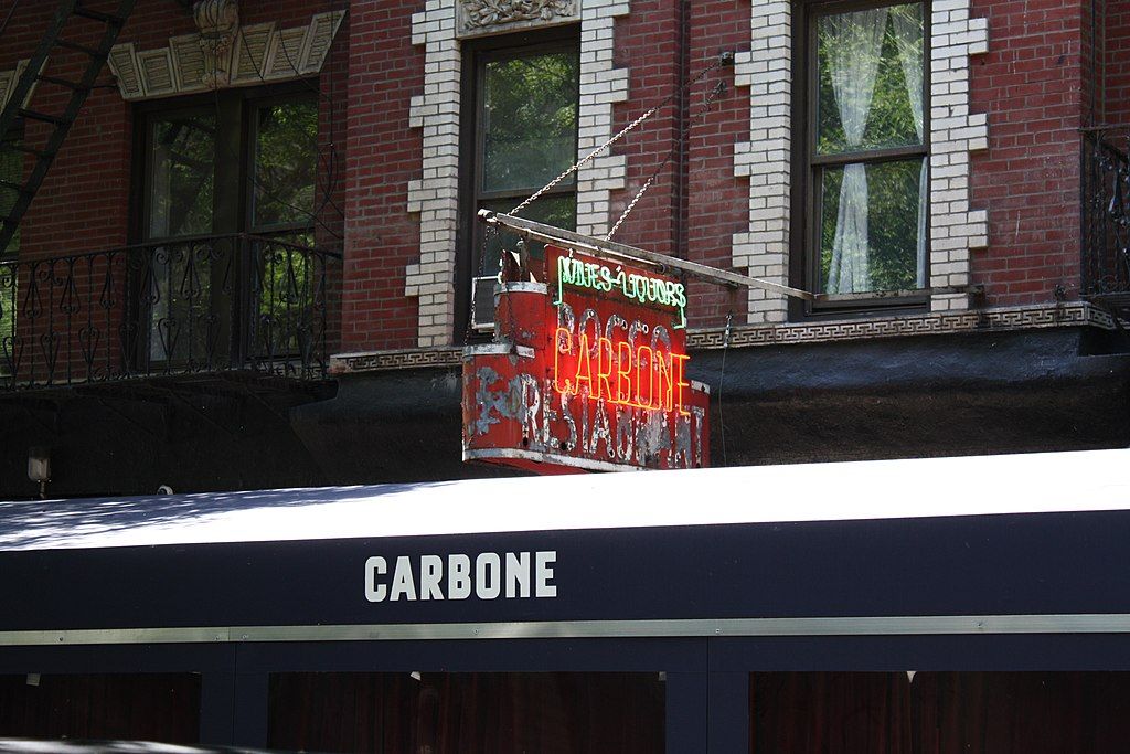 Carbone Restaurant Sign