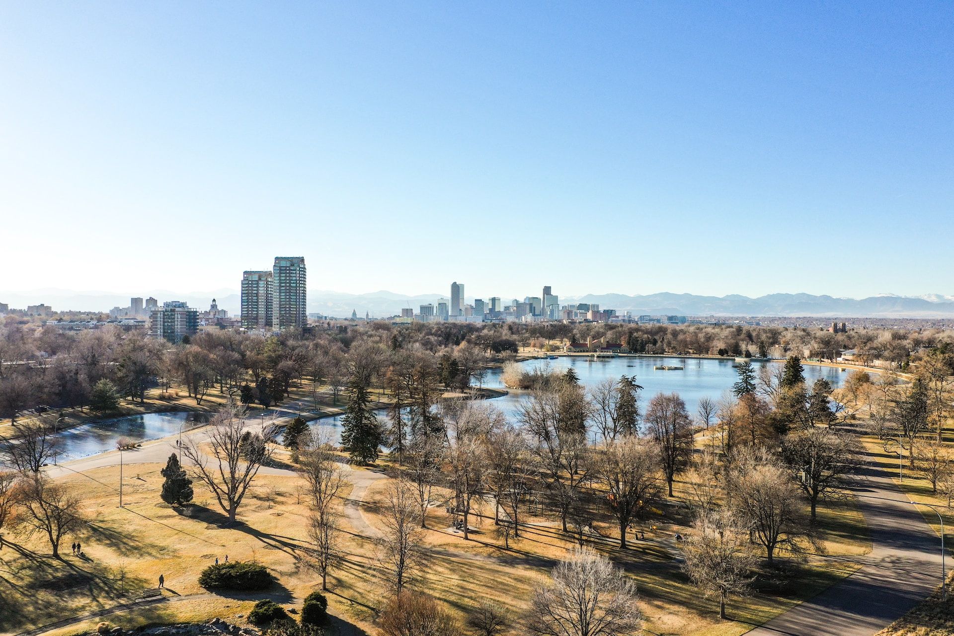 View of City Park in Denver, Colorado