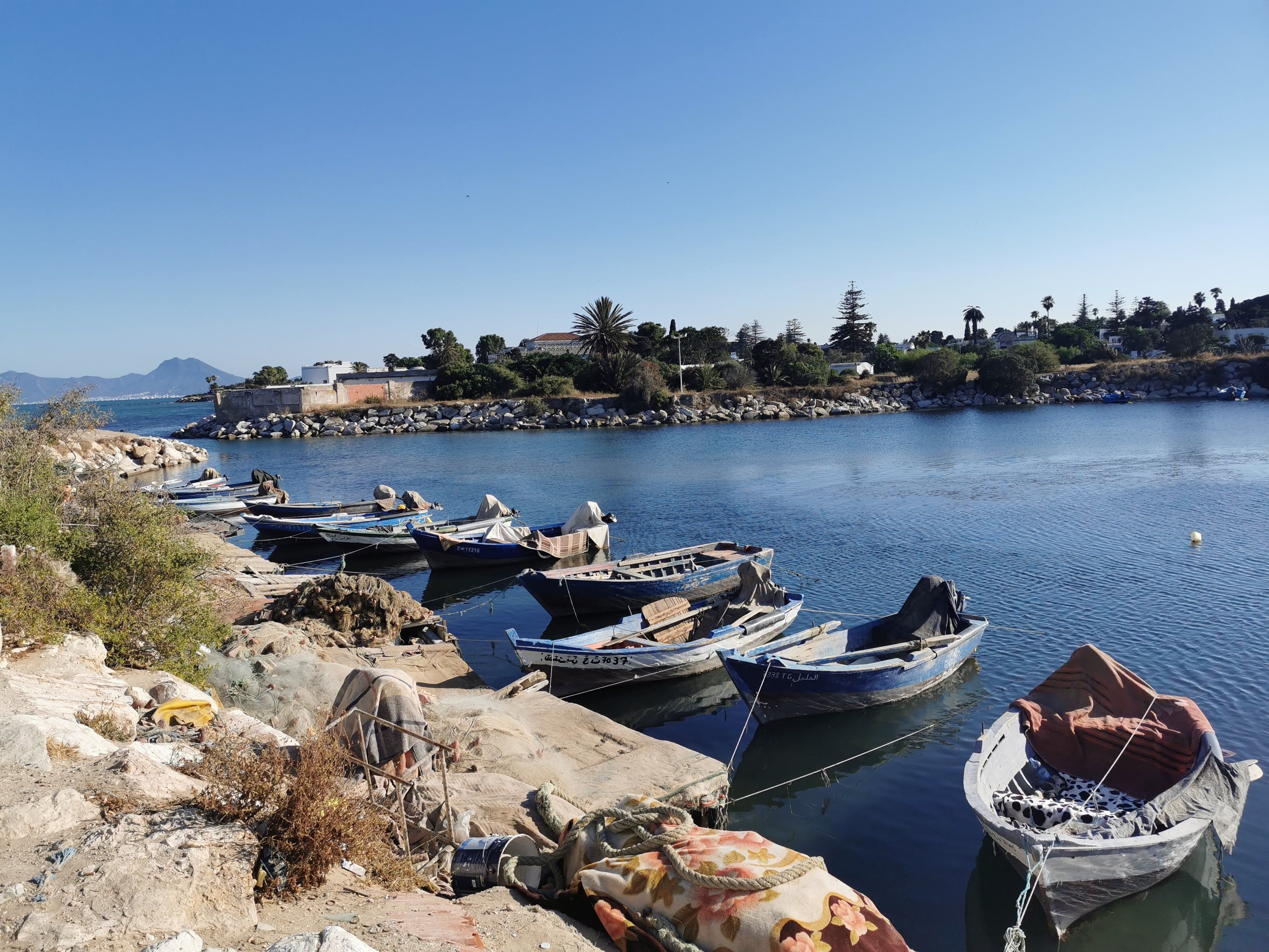 The Remains Of The Great Artificial Harbor Of Carthage Are Still ...