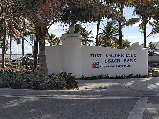 Fort Lauderdale Beach Park Entrance