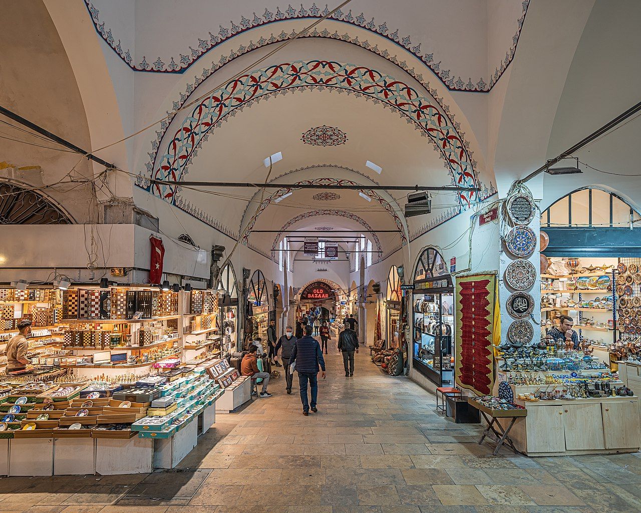 The Grand Bazar in Istanbul Turkey