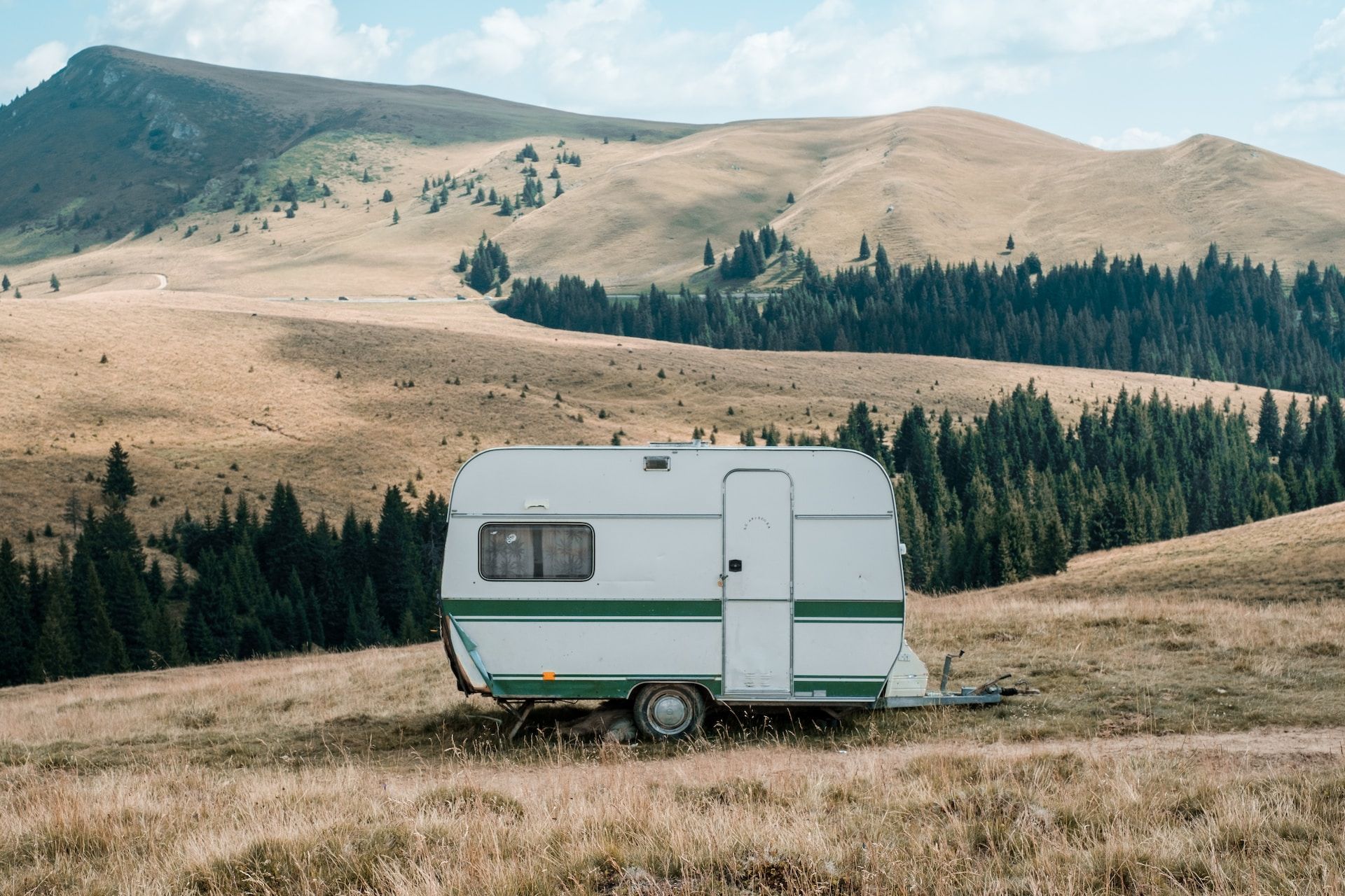 A Camping Trail In Bucegi Natural Park, Sinaia, Romania