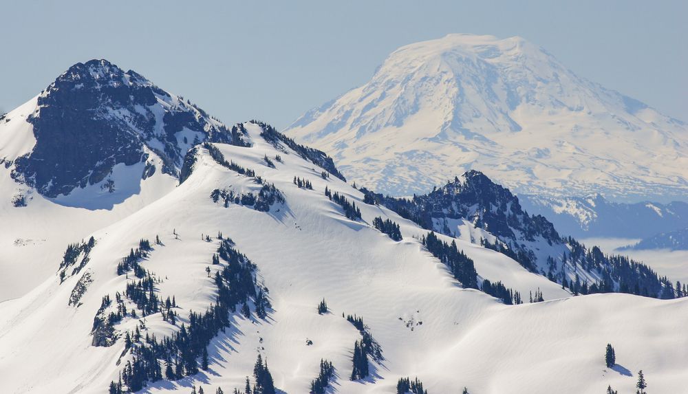Mount Adams in the Cascade Mountains, Washington State, USA