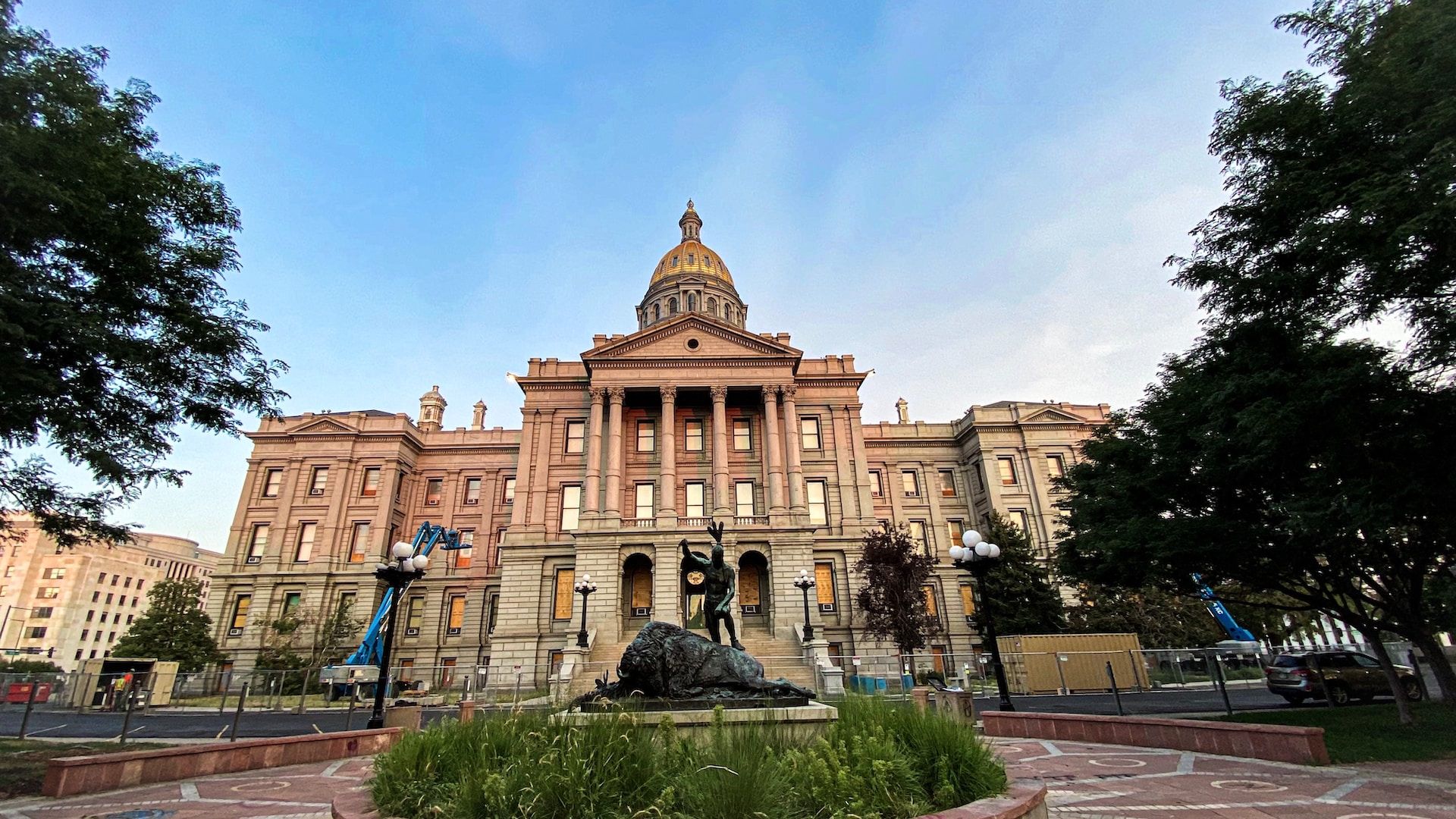View of the Colorado State Capitol in Denver, Colorado