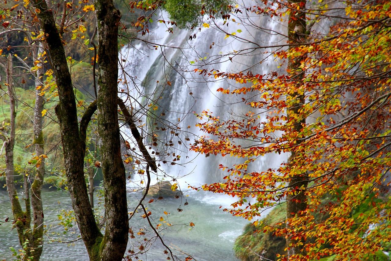 Plitvice Lakes, Croatia in the fall