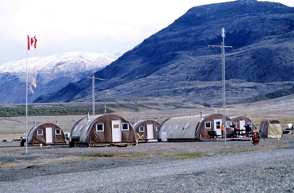 Tanquary Fiord Camp of Parks Canada, Quttinirpaaq National Park