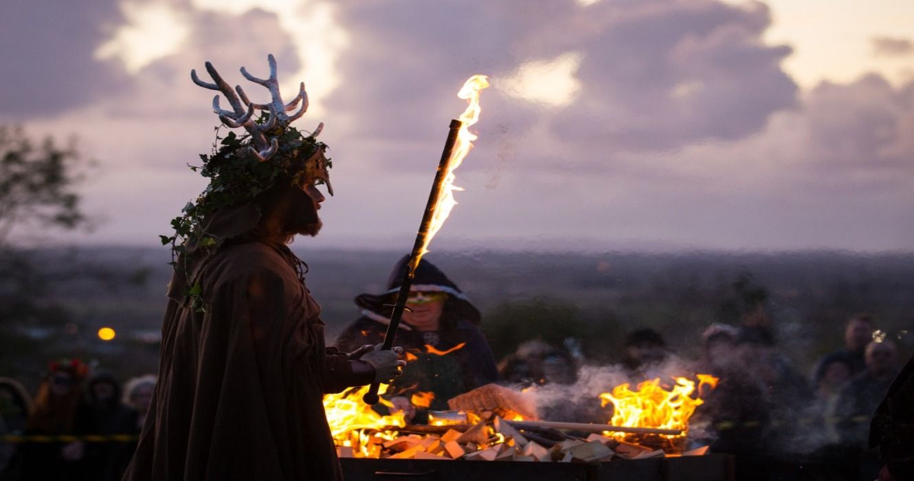 A Neopagan celebrating Samhain