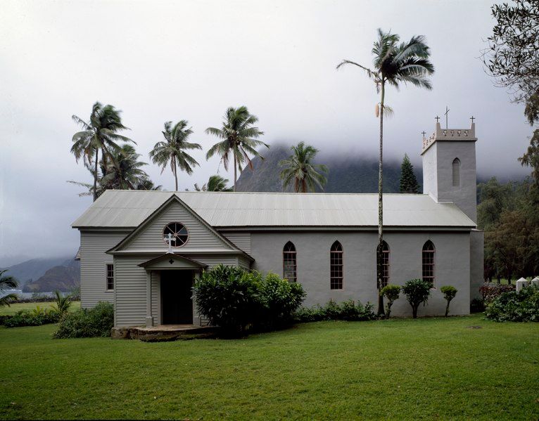 Saint Philomena Church on Molokai island
