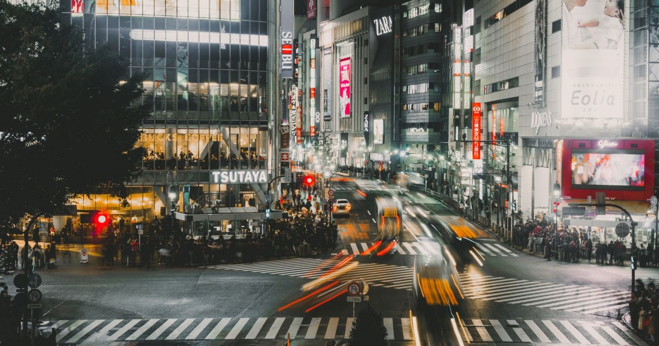 Shibuya Crossing in Tokyo Japan