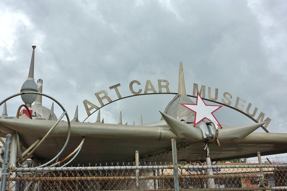 The Art Car Museum (aka Garage Mahal), a museum of contemporary in Houston, Texas, United States