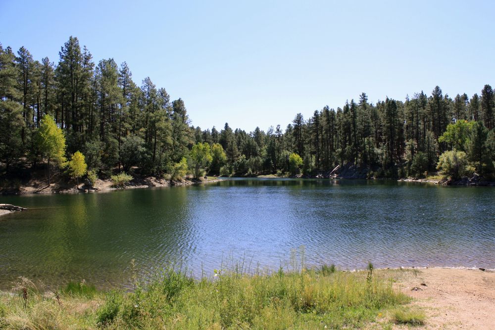 A view of Goldwater Lake in Prescott, Arizona