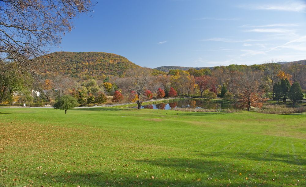 Connecticut countryside during foliage season