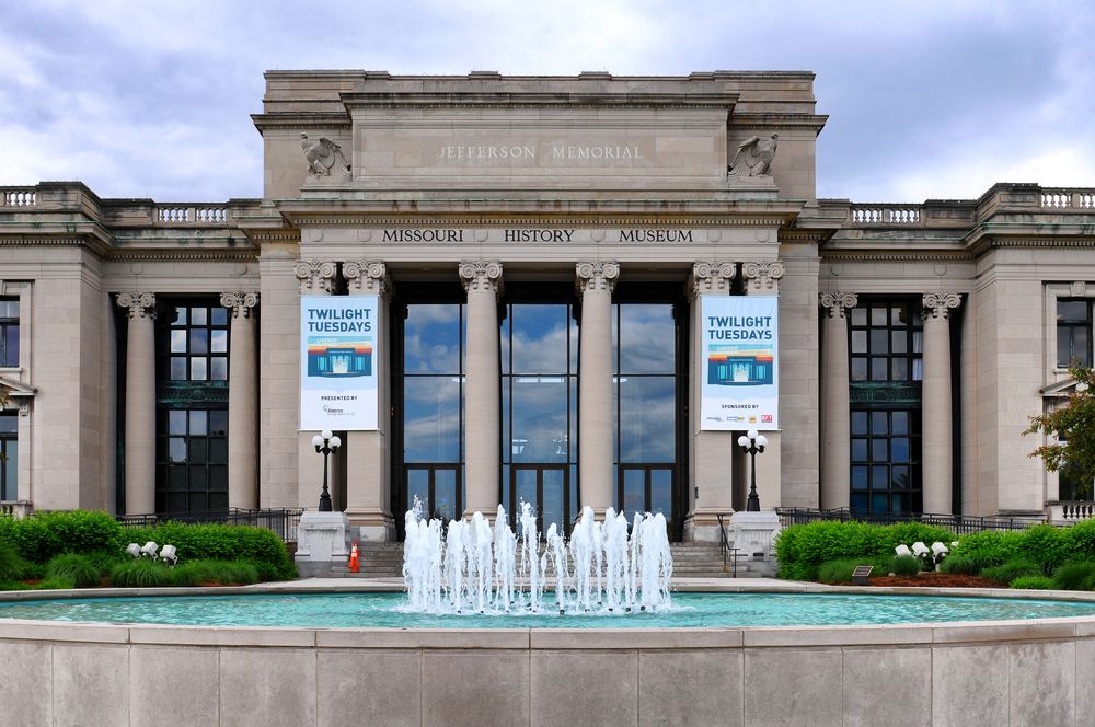 The Missouri History Museum at The Jefferson Memorial Building in St. Louis, Missouri, USA