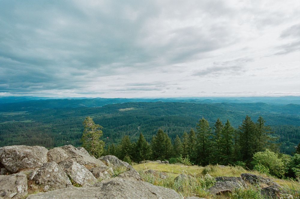 View from the top of Spencer Butte in Eugene, Oregon