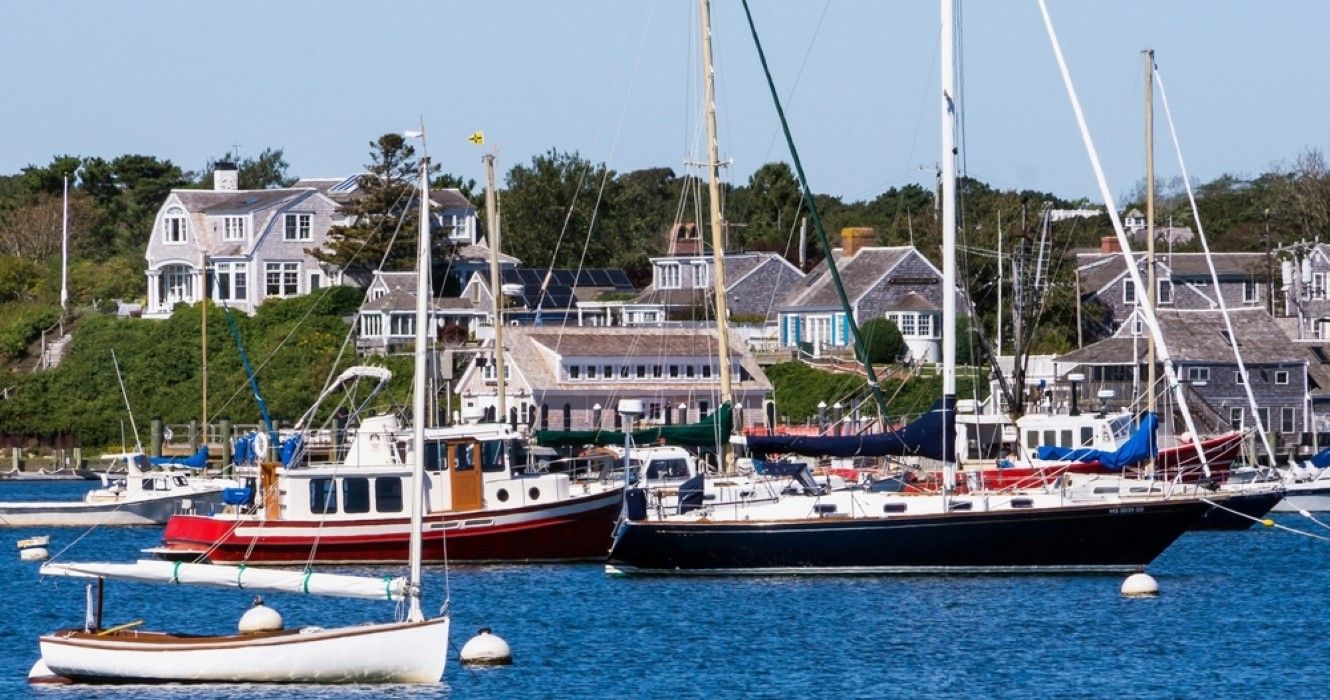 Stage Harbor at Chatham Massachusetts in Cape Cod