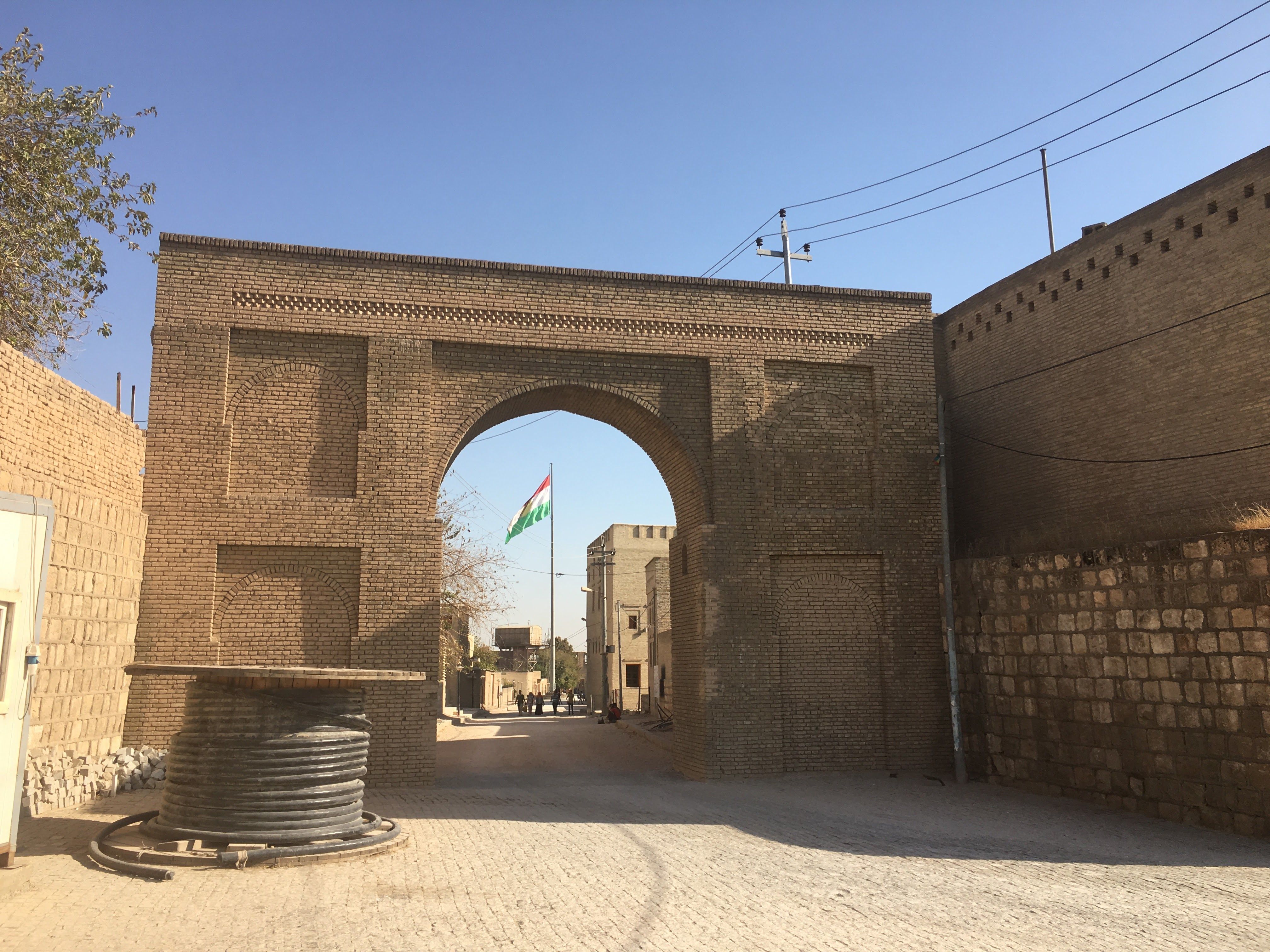 La citadelle d'Erbil, dans le nord de l'Irak, est bien préservée et est ...