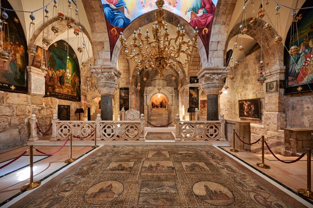 The church of the Holy Sepulchre. Jerusalem Israel