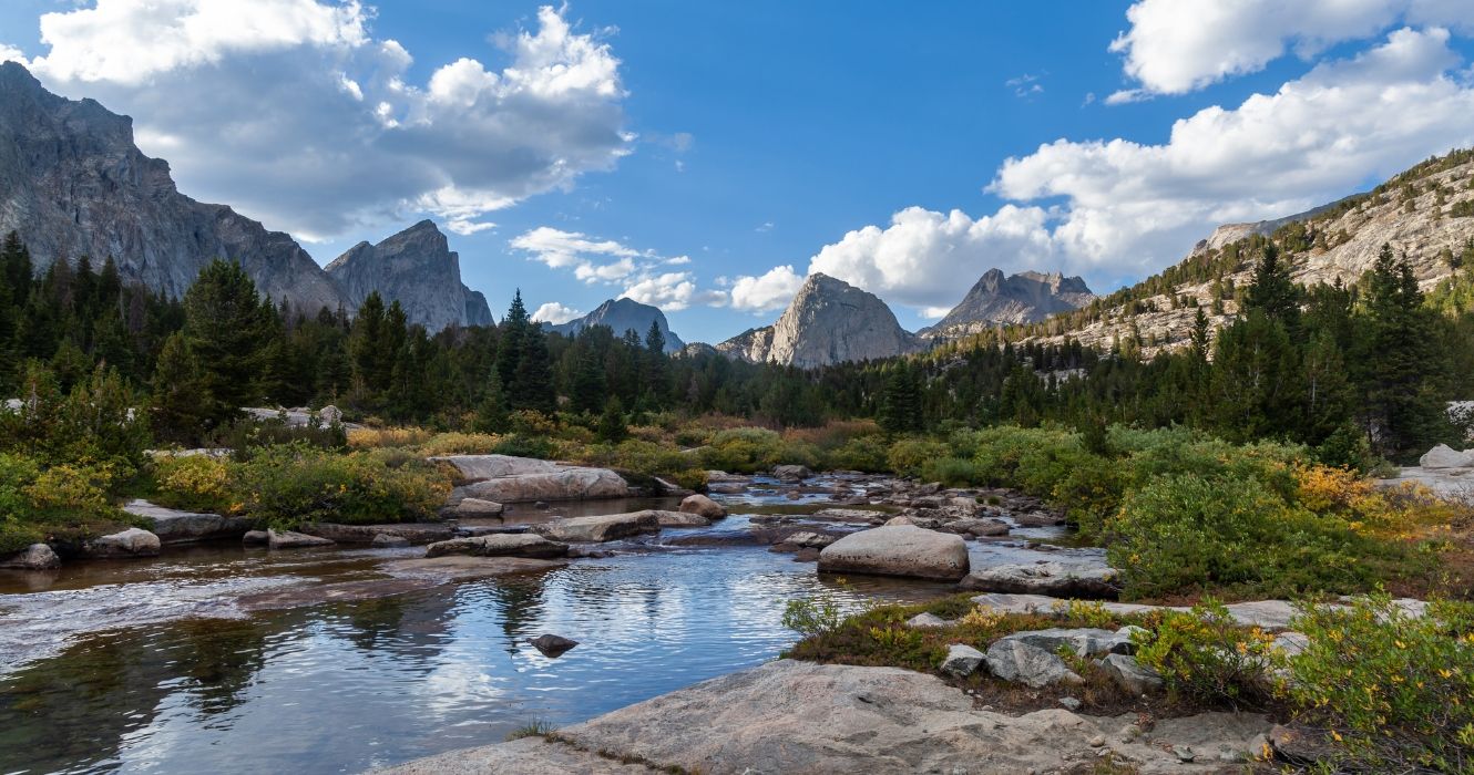 The East Fork River in the Wind River Range of Wyoming