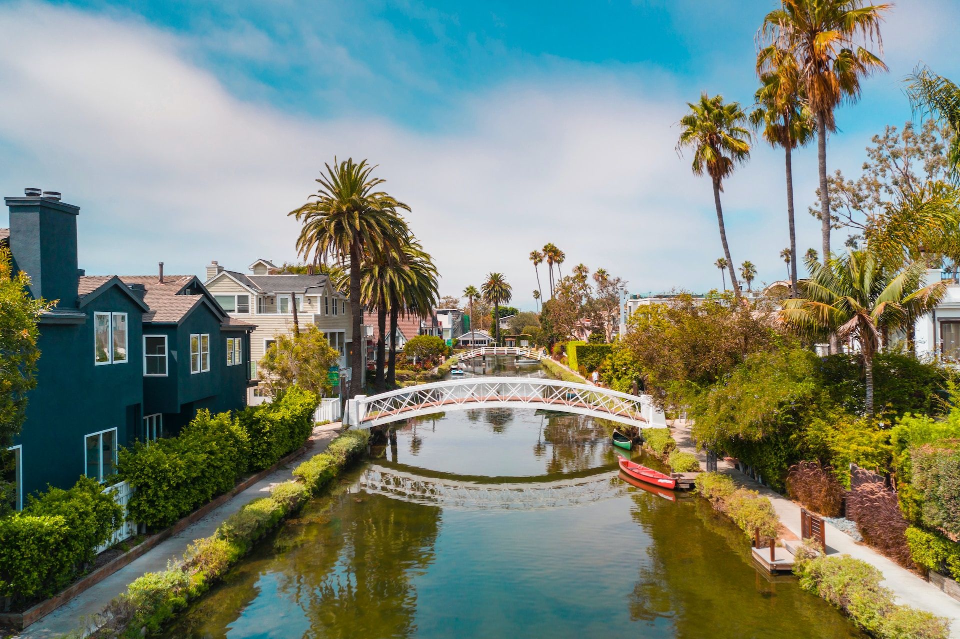 The Venice Canals in Los Angeles