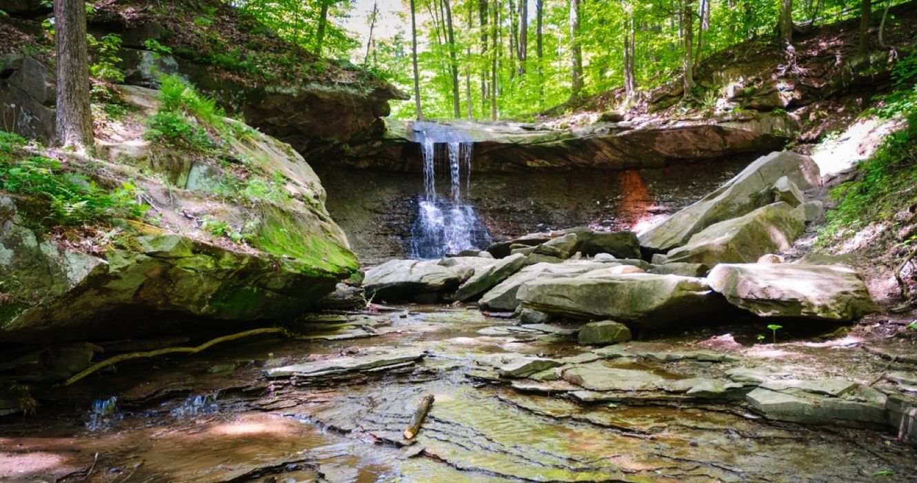 Waterfall at Cuyahoga Valley National Park, Ohio