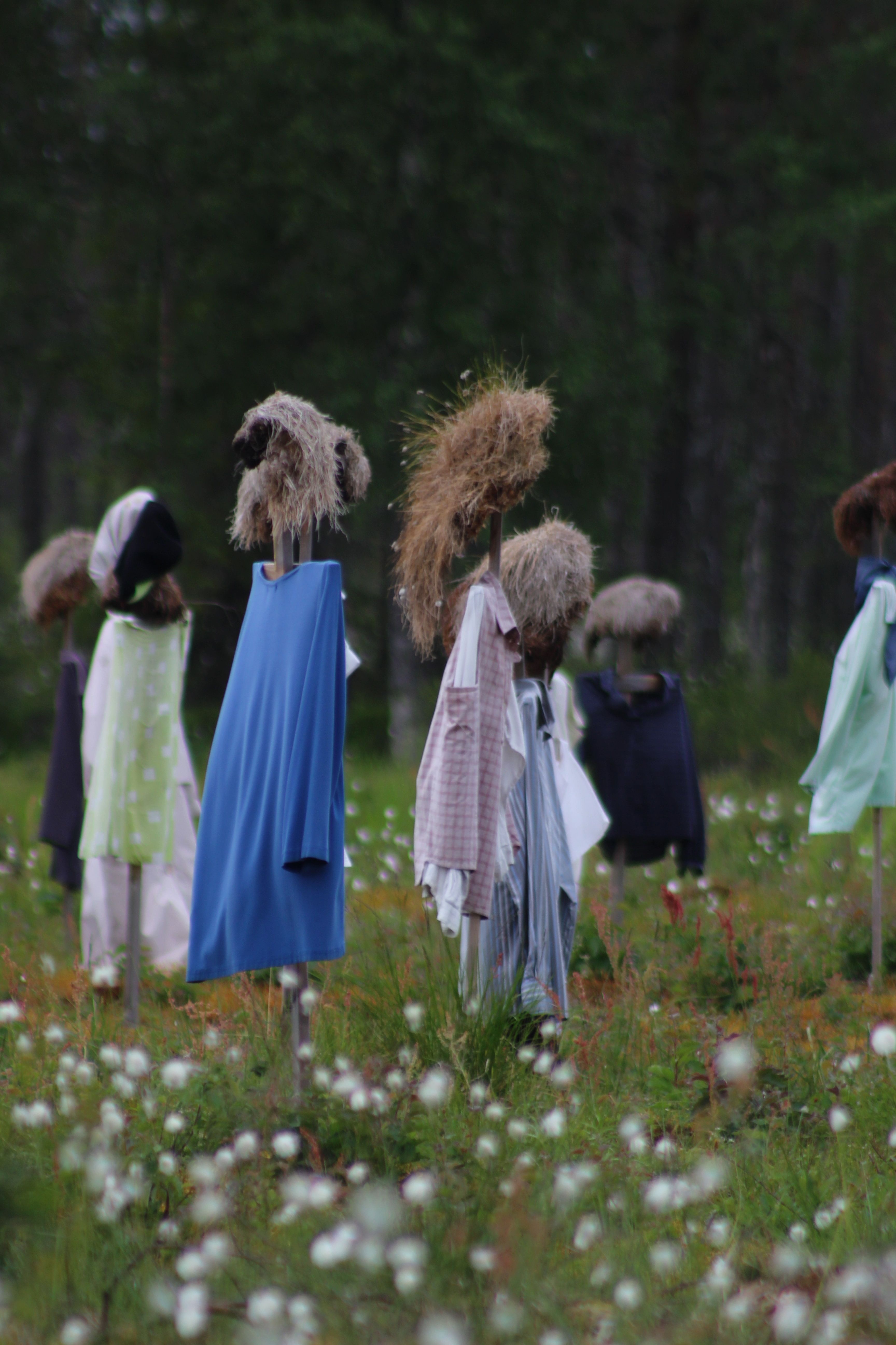 Silent People Scarecrows