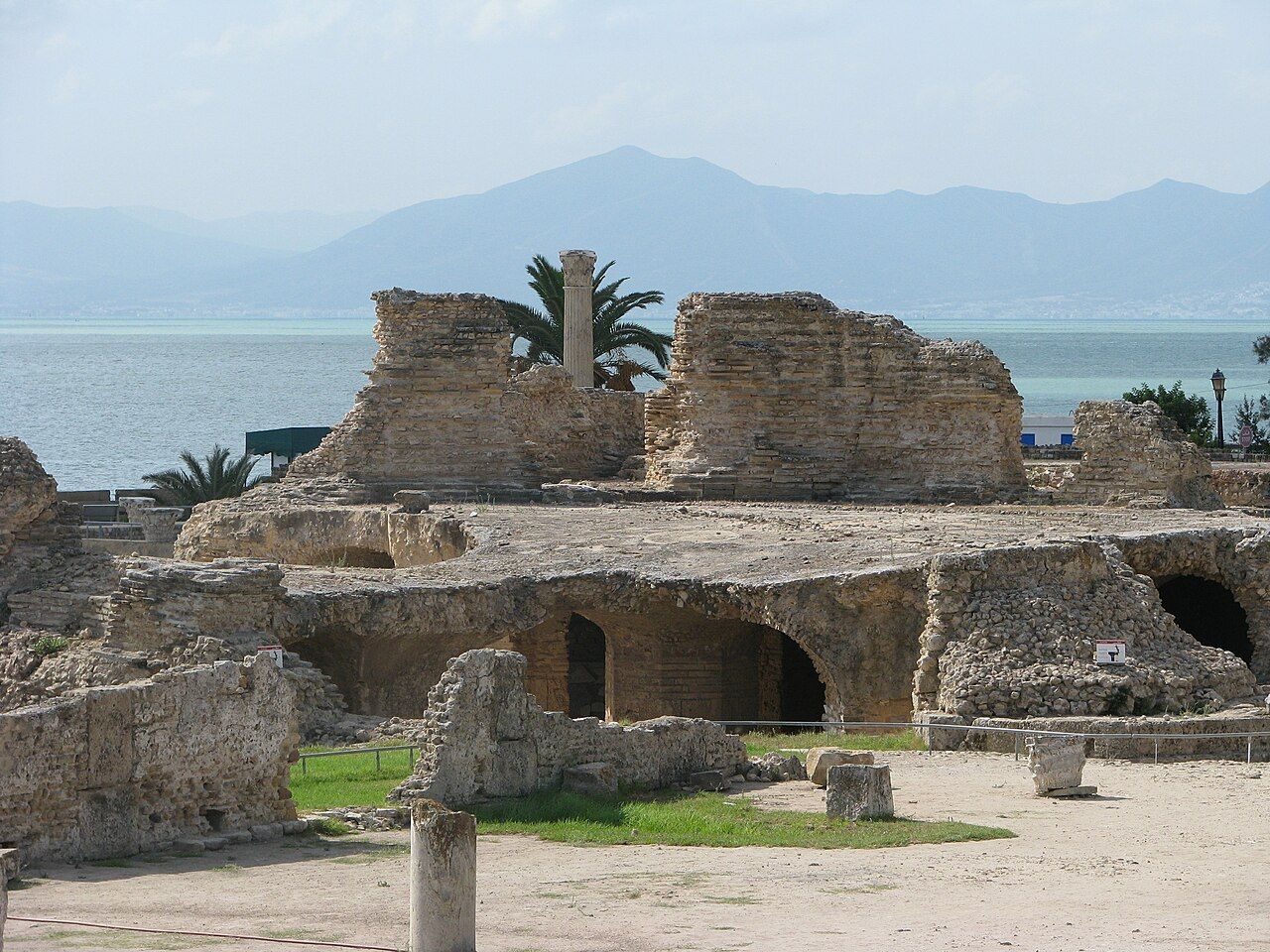 The Antonine baths in Tunisia