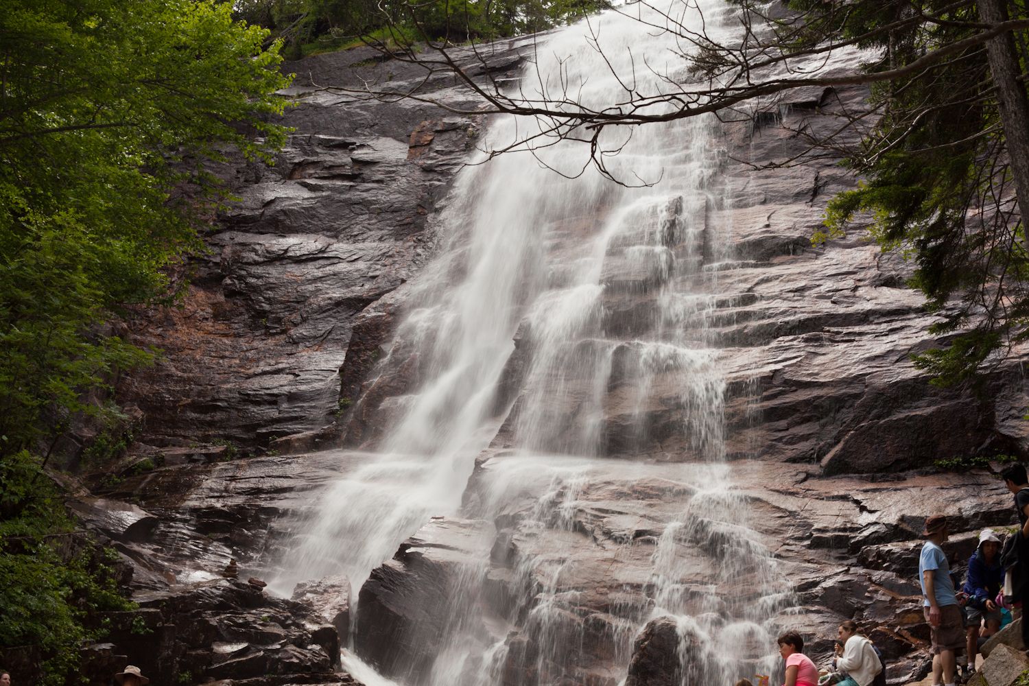  Arethusa Falls, a waterfall in the White Mountains of New Hampshire