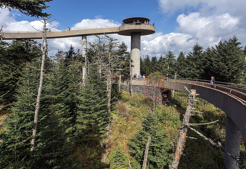 Clingmans Dome Observation Tower, Great Smoky Mountains, Tennessee