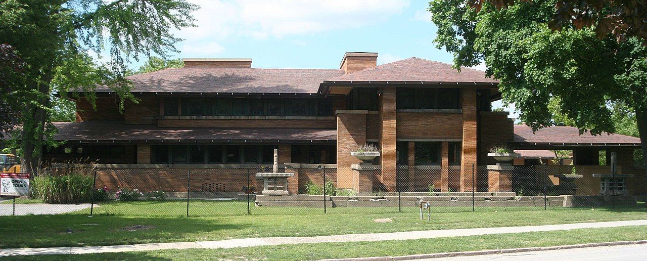 Frank Lloyd Wright's Darwin D. Martin House, in Buffalo, NY.
