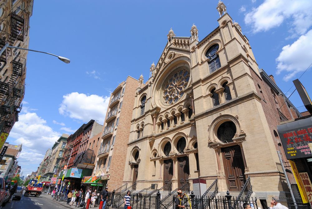 Exterior of the Eldridge Street Synagogue, New York City