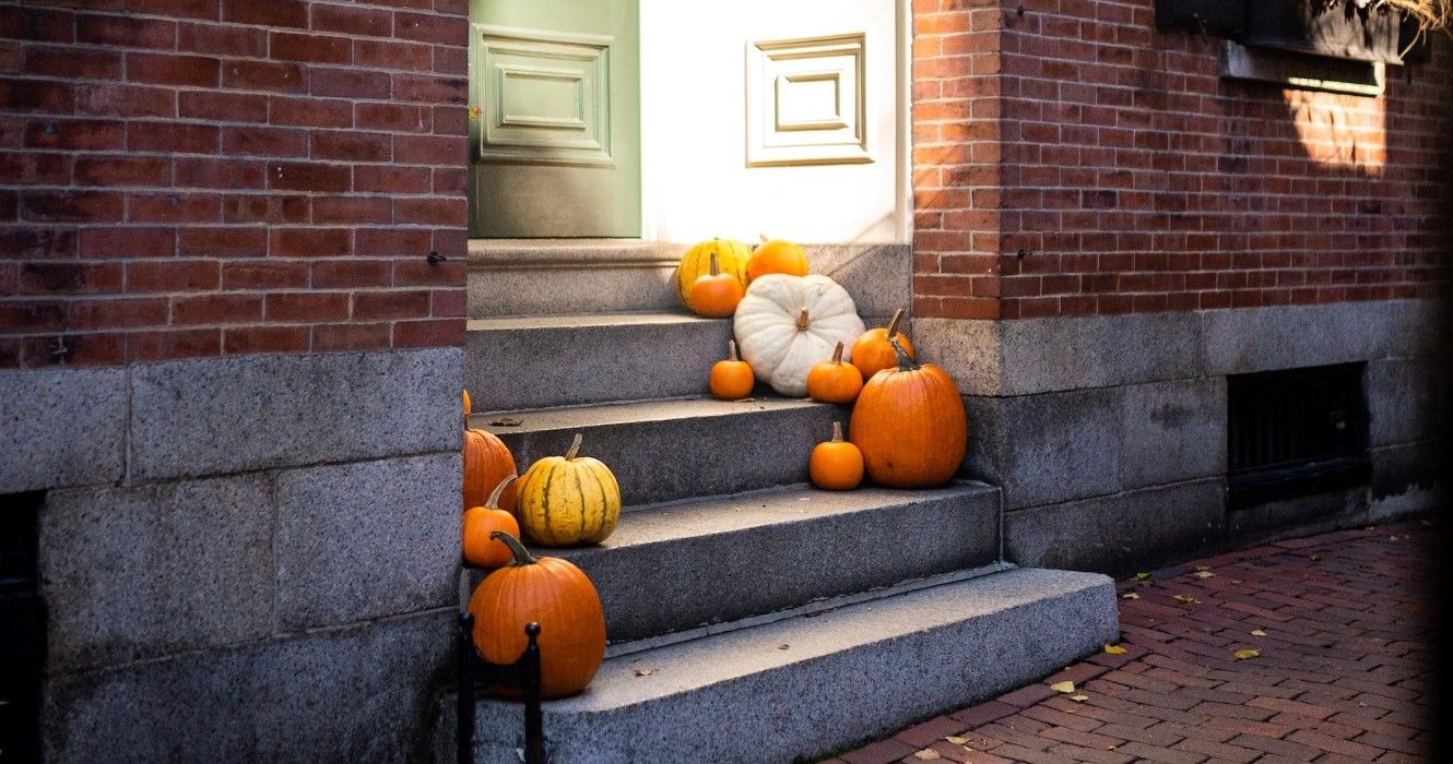 Halloween decorations in Boston, Massachusetts