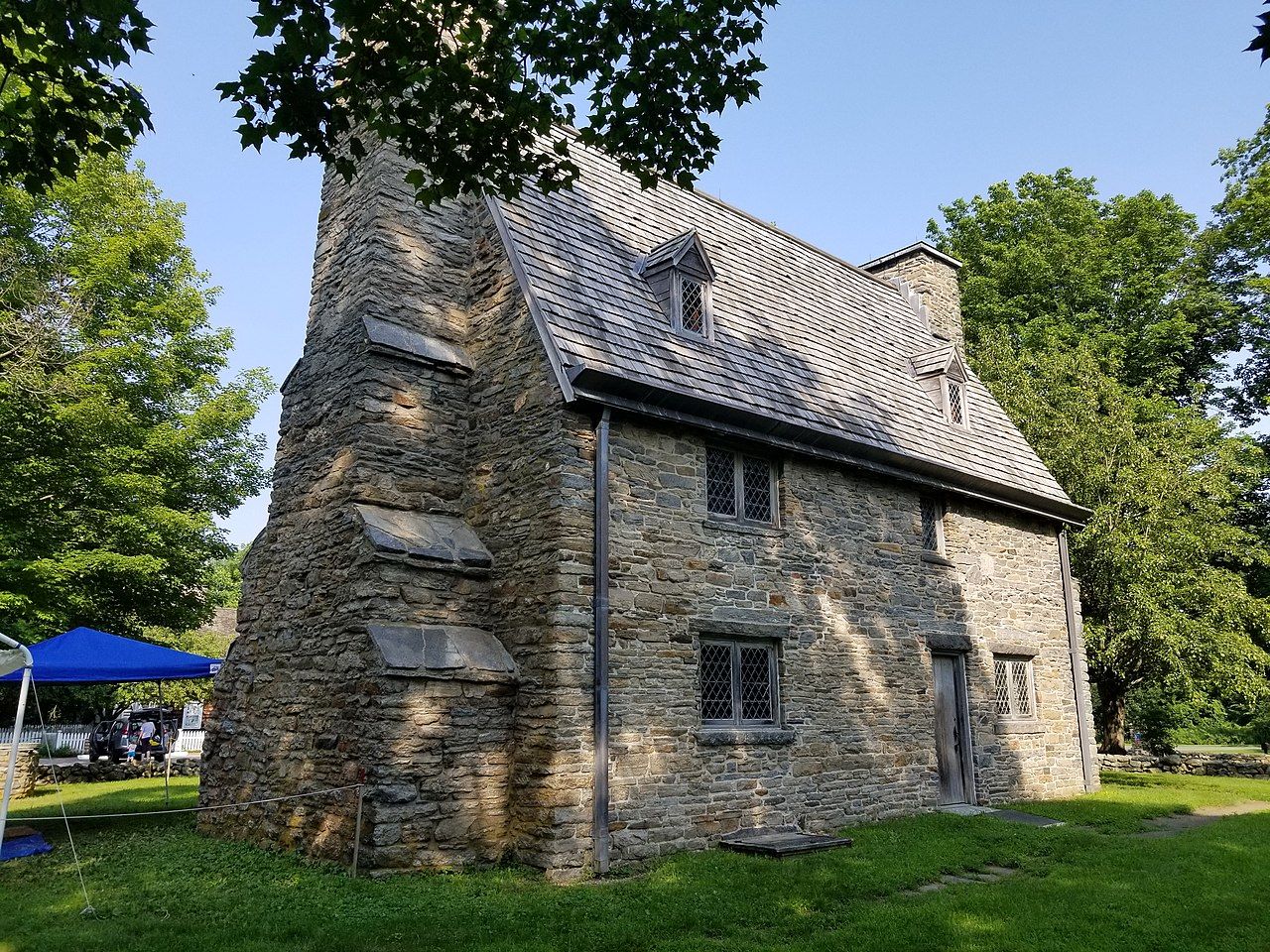 Henry Whitfield State Museum circa 1639 Oldest house in Connecticut Guilford CT USA